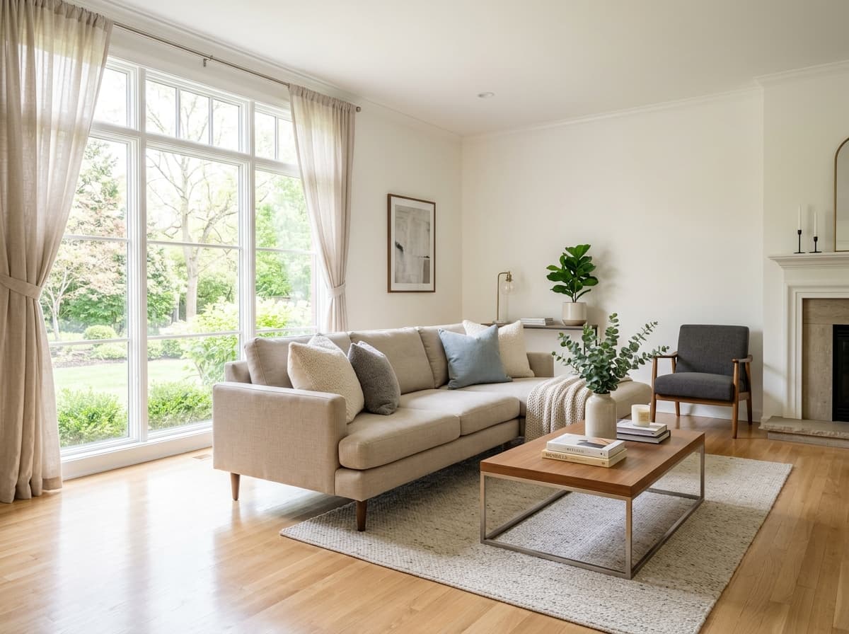 Living Rooms & Bedrooms cleaning